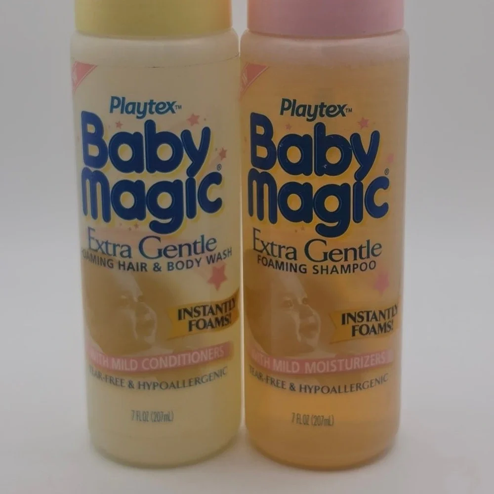 2001 Baby Magic Gentle Foaming Hair & Body Wash and Gentle Foaming Shampoo